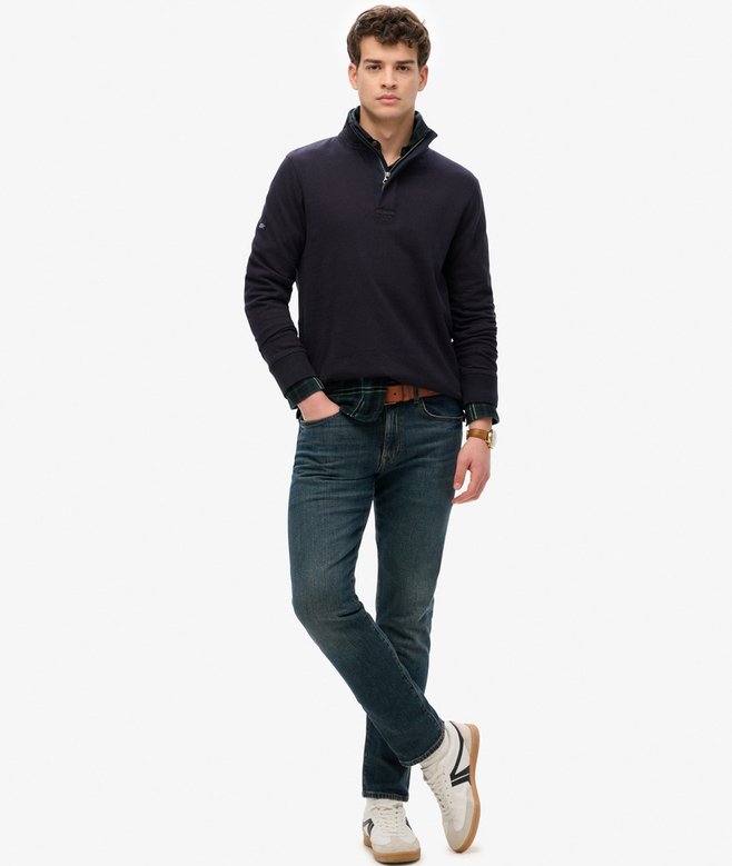 Superdry Cotton Classics Jersey Half Zip Sweatshirt