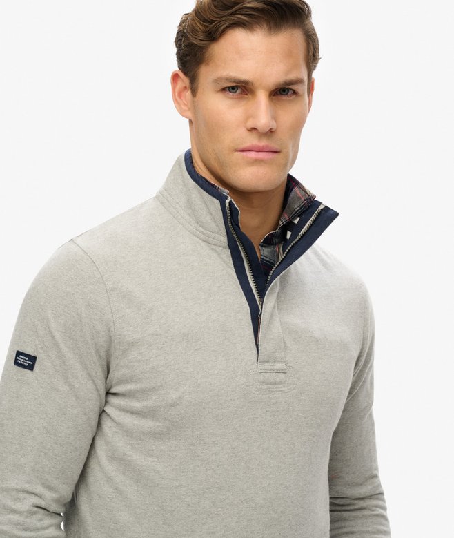 Superdry Cotton Classics Jersey Half Zip Sweatshirt