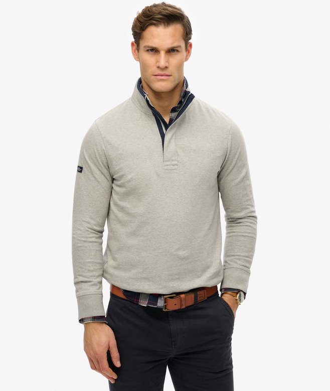 superdry Cotton Classics Jersey Half Zip Sweatshirt