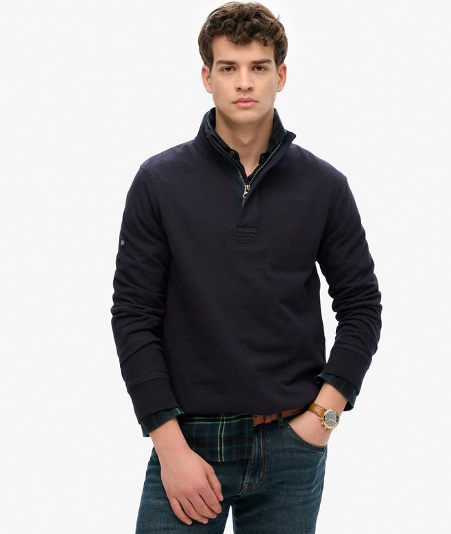 superdry Cotton Classics Jersey Half Zip Sweatshirt