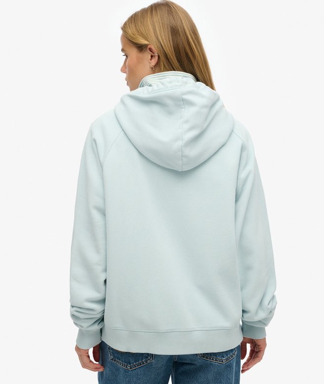 Superdry Essential Logo Oversized Raglan Zip Hoodie