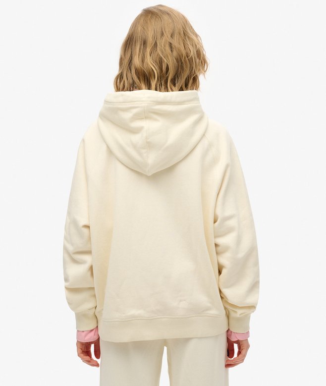 Superdry Essential Logo Oversized Raglan Zip Hoodie