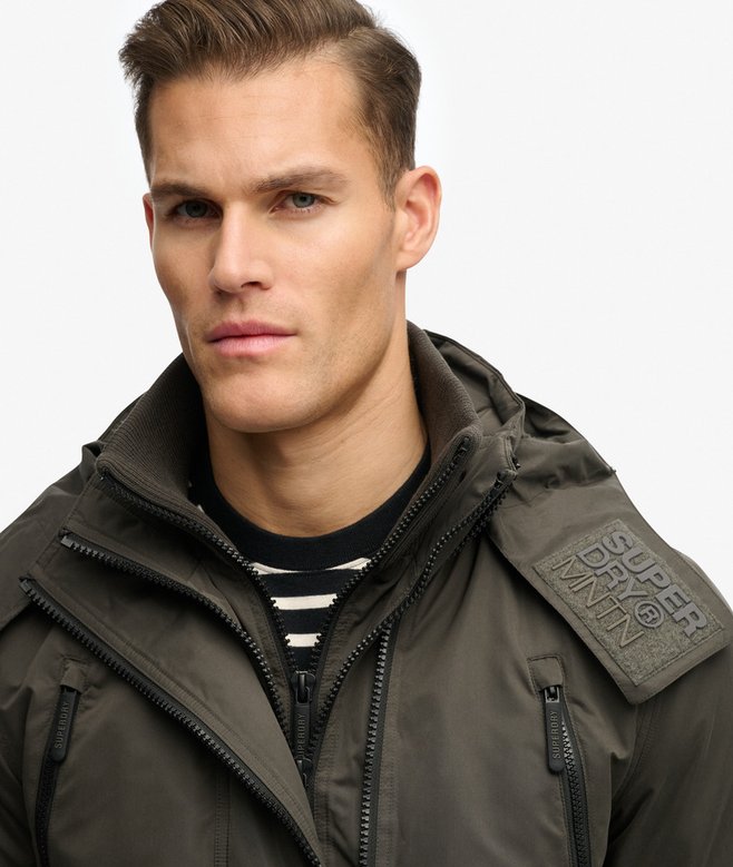 Superdry Hooded Microfibre Arctic Windcheater Jacket