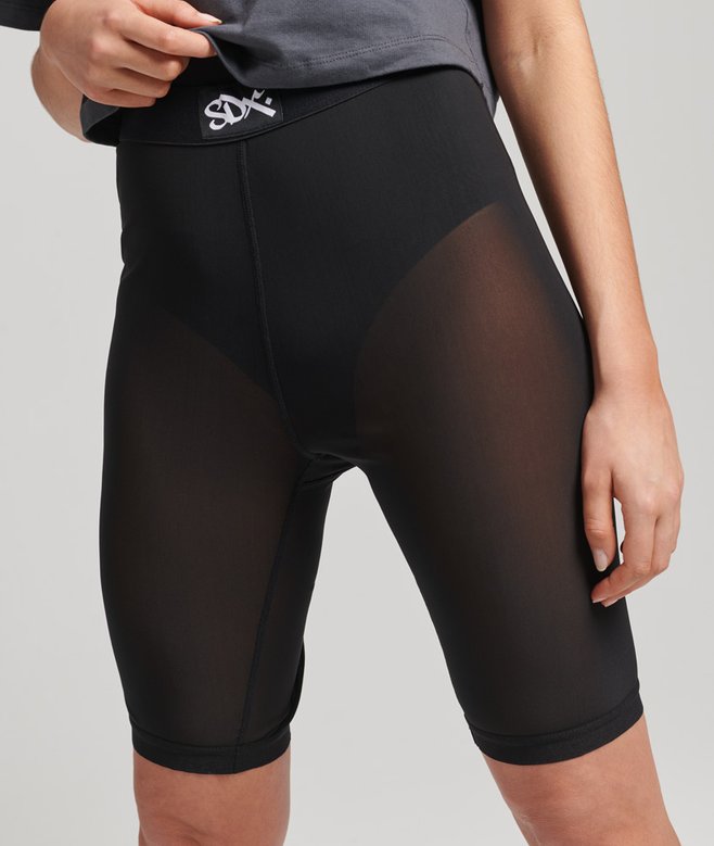 superdry Limited Edition SDX Power Mesh Cycling Shorts