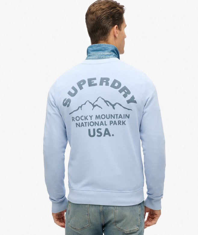 Superdry Lo-Fi Outdoor Mono Relaxed Crew Sweatshirt