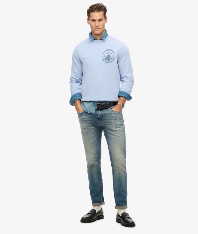 Superdry Lo-Fi Outdoor Mono Relaxed Crew Sweatshirt