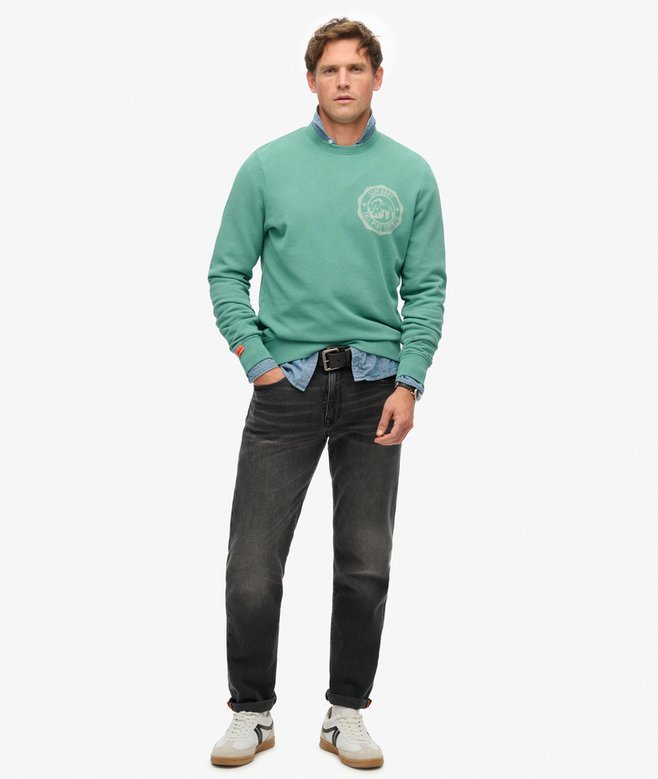 Superdry Lo-Fi Outdoor Mono Relaxed Crew Sweatshirt