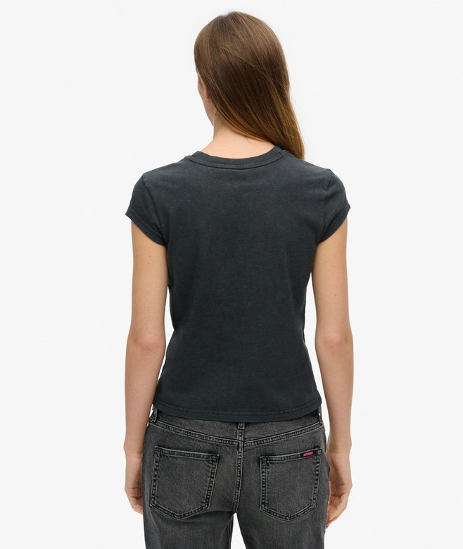 Superdry Metallica X Superdry Cap Sleeve Band T-Shirt