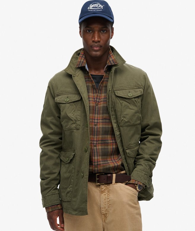 superdry Military M65 Embroidered Lightweight Jacket