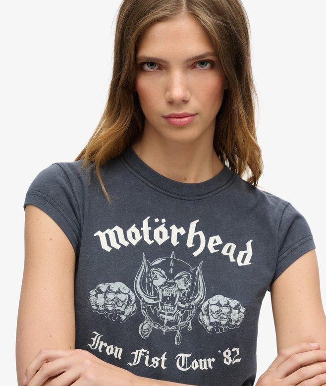 Superdry Motörhead X Superdry Cap Sleeve Band T-Shirt