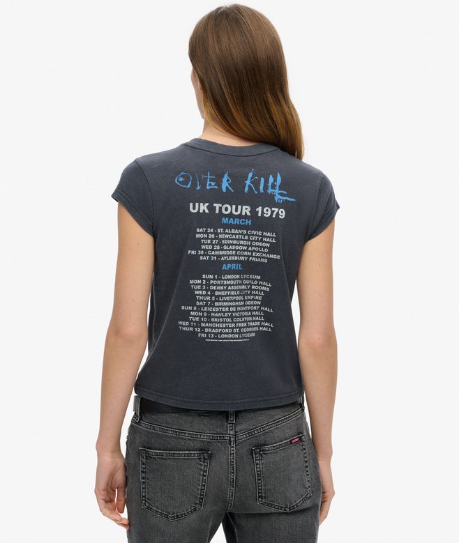 Superdry Motörhead X Superdry Cap Sleeve Band T-Shirt