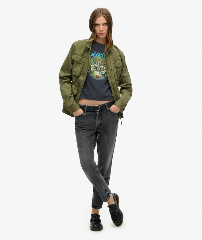 Superdry Motörhead X Superdry Cap Sleeve Band T-Shirt