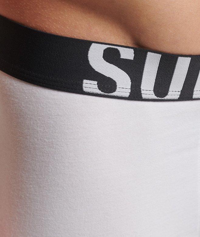 Superdry Organic Cotton Boxer Dual Logo Double Pack