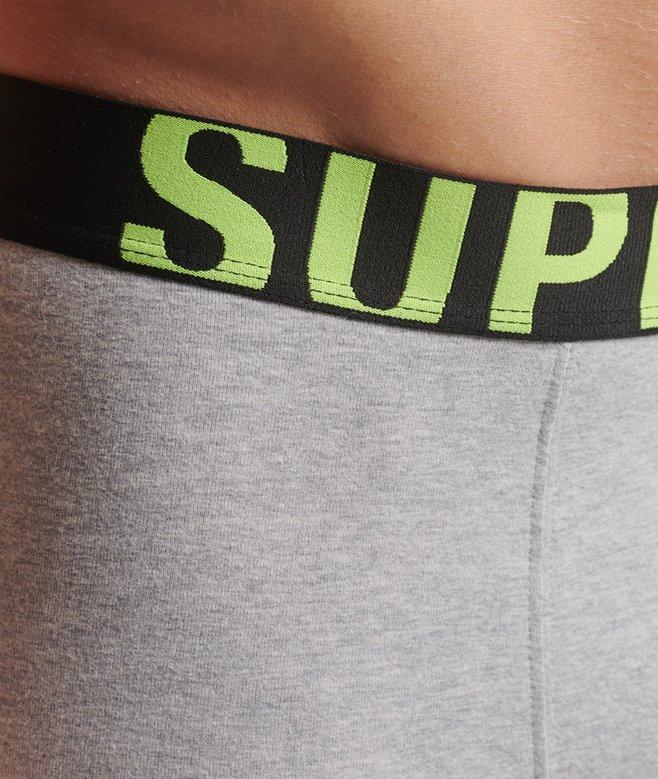 Superdry Organic Cotton Boxer Dual Logo Double Pack