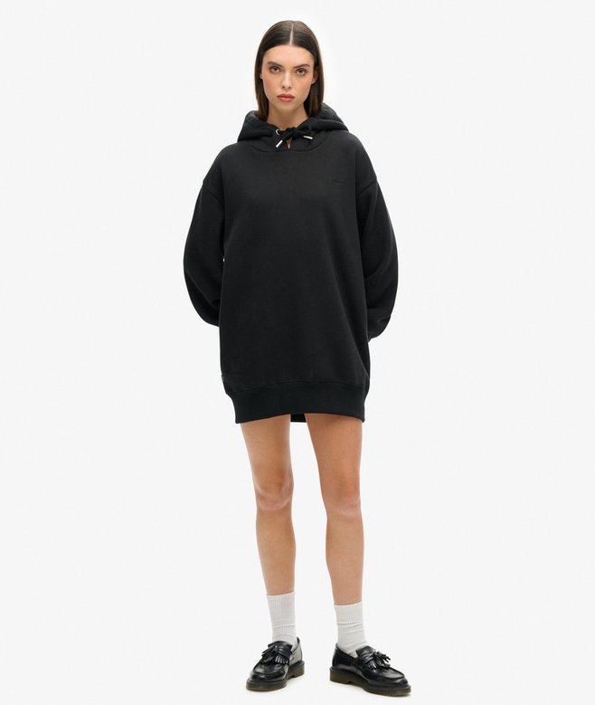 Superdry Organic Cotton Embroidered Logo Sweat Dress