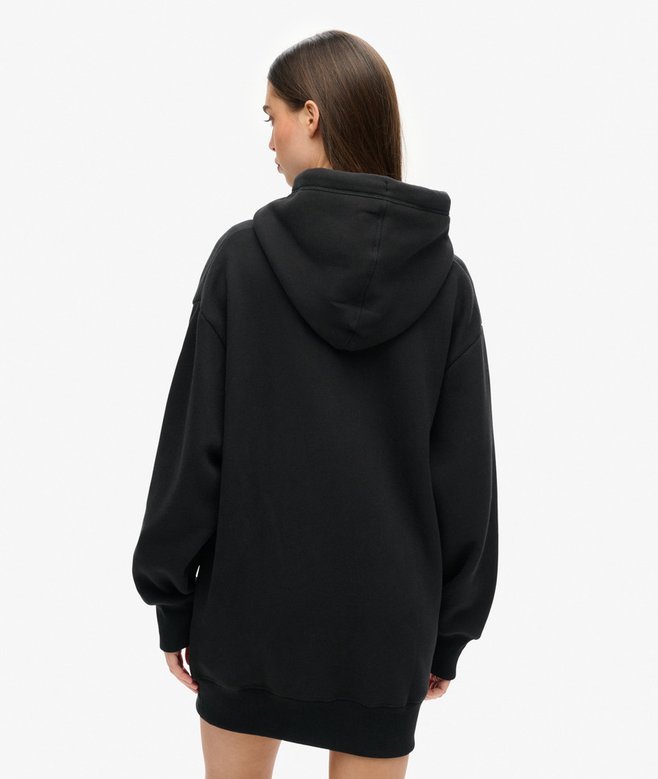 Superdry Organic Cotton Embroidered Logo Sweat Dress