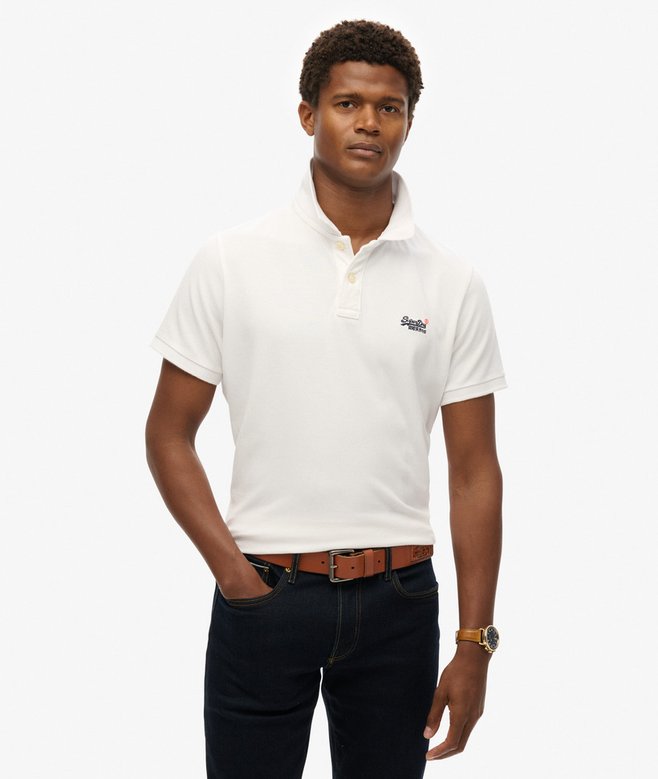 superdry Organic Cotton Essential Classic Fit Pique Polo