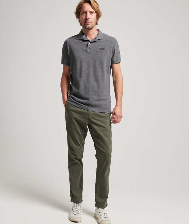 Superdry Organic Cotton Essential Classic Pique Polo Shirt