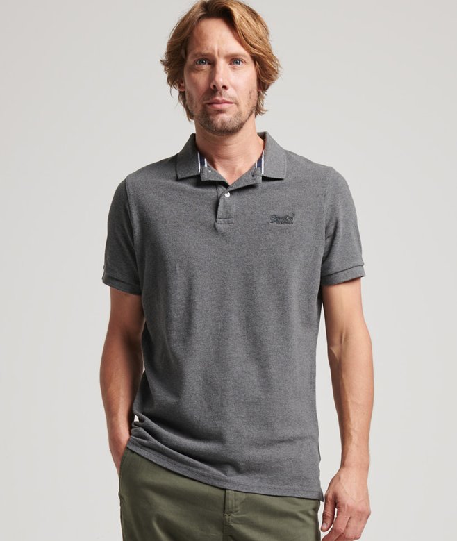 superdry Organic Cotton Essential Classic Pique Polo Shirt