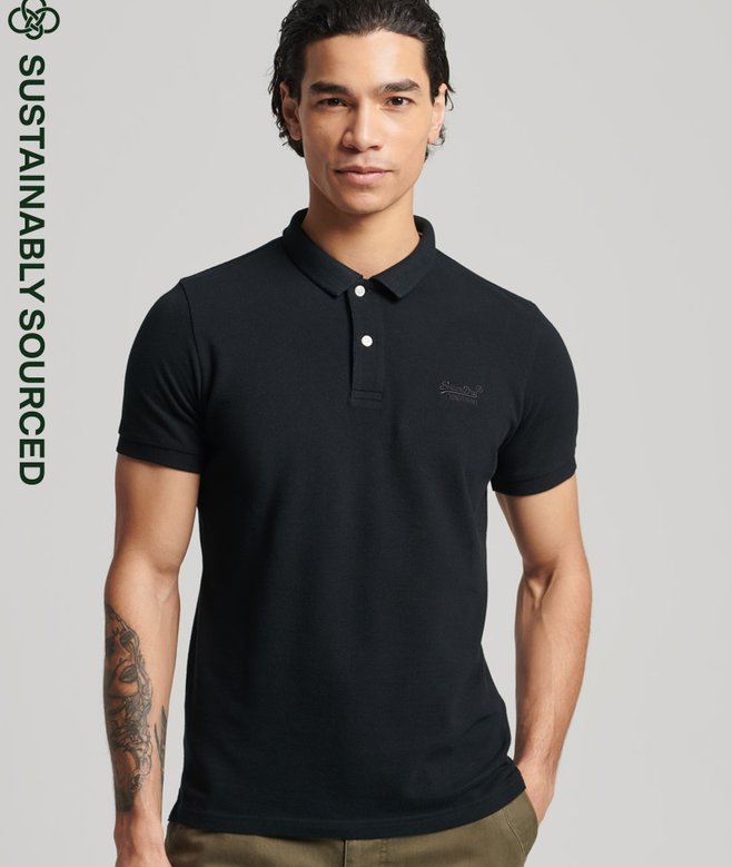 Superdry Organic Cotton Essential Classic Pique Polo Shirt