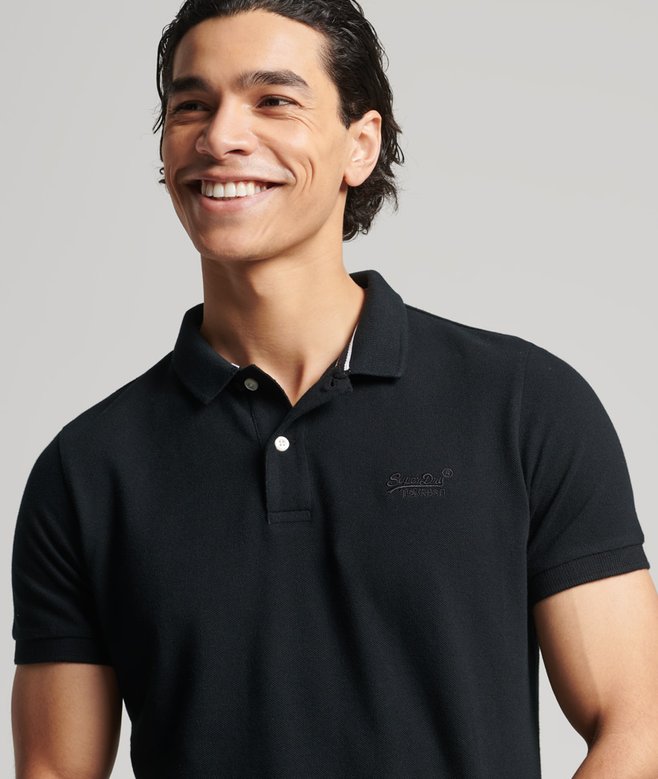 superdry Organic Cotton Essential Classic Pique Polo Shirt