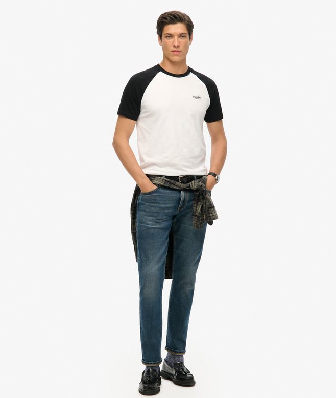 Superdry Organic Cotton Essential Logo Baseball T-Shirt