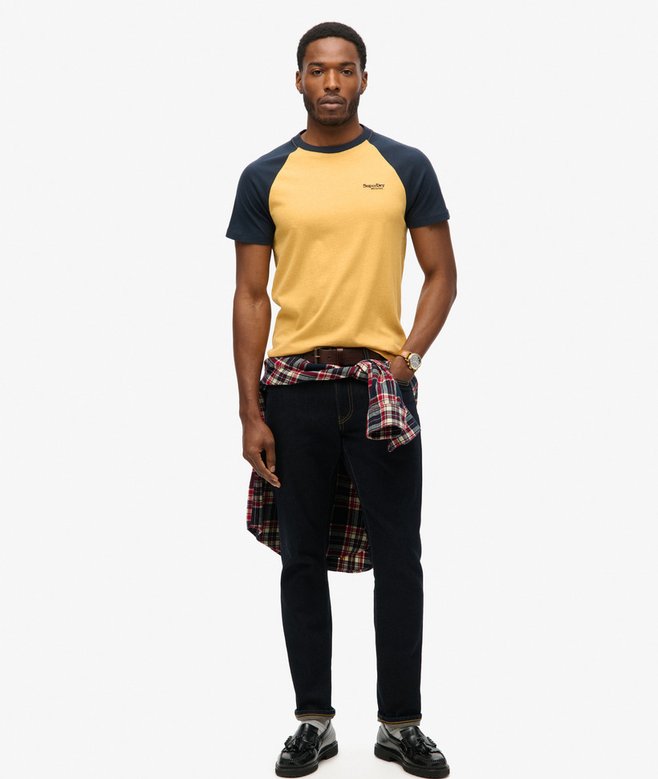 Superdry Organic Cotton Essential Logo Baseball T-Shirt