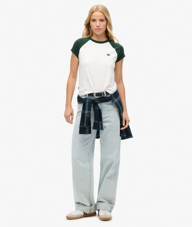 Superdry Organic Cotton Essential Logo Raglan T-Shirt