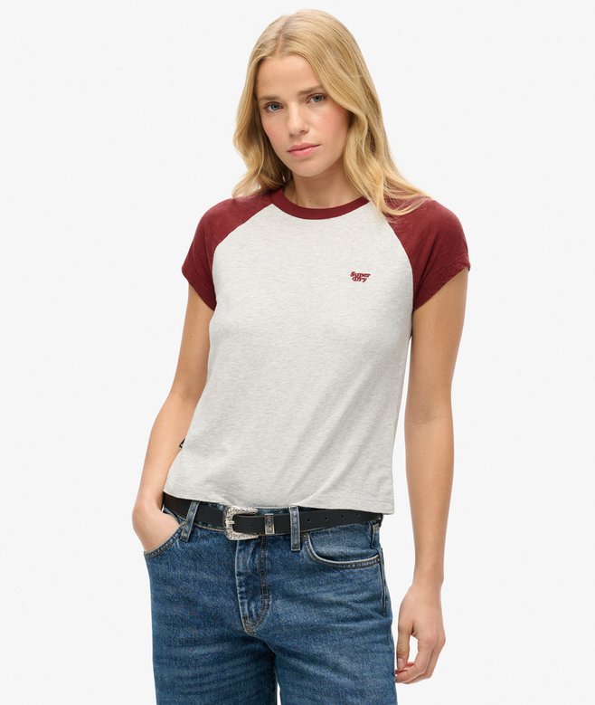 superdry Organic Cotton Essential Logo Raglan T-Shirt
