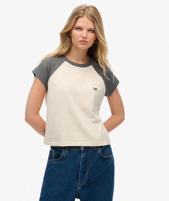 superdry Organic Cotton Essential Logo Raglan T-Shirt