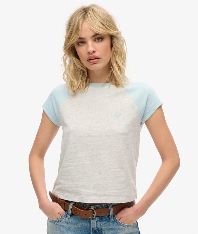 superdry Organic Cotton Essential Logo Raglan T-Shirt