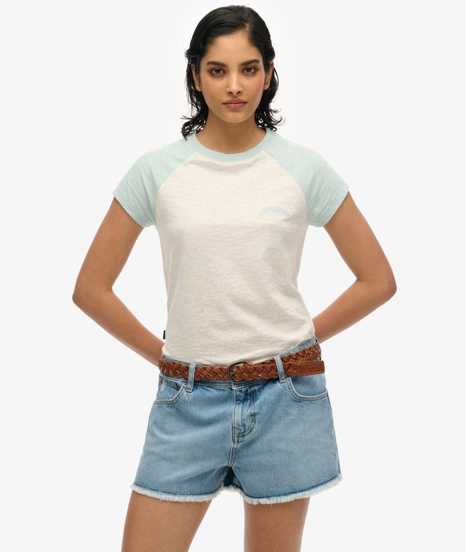 superdry Organic Cotton Essential Logo Raglan T-Shirt