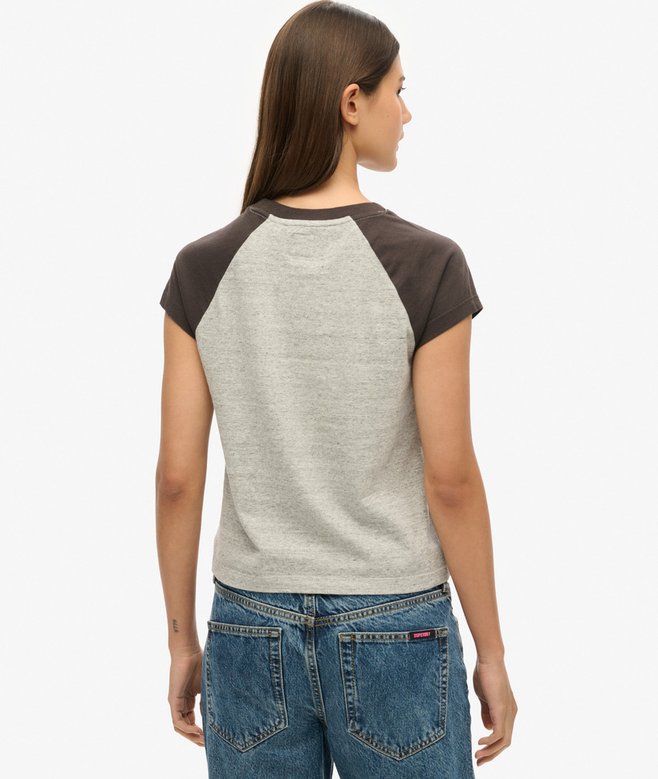 Superdry Organic Cotton Essential Logo Raglan T-Shirt