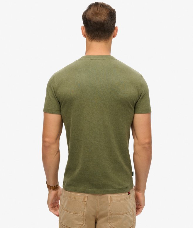 Superdry Organic Cotton Essential Logo V Neck T-Shirt