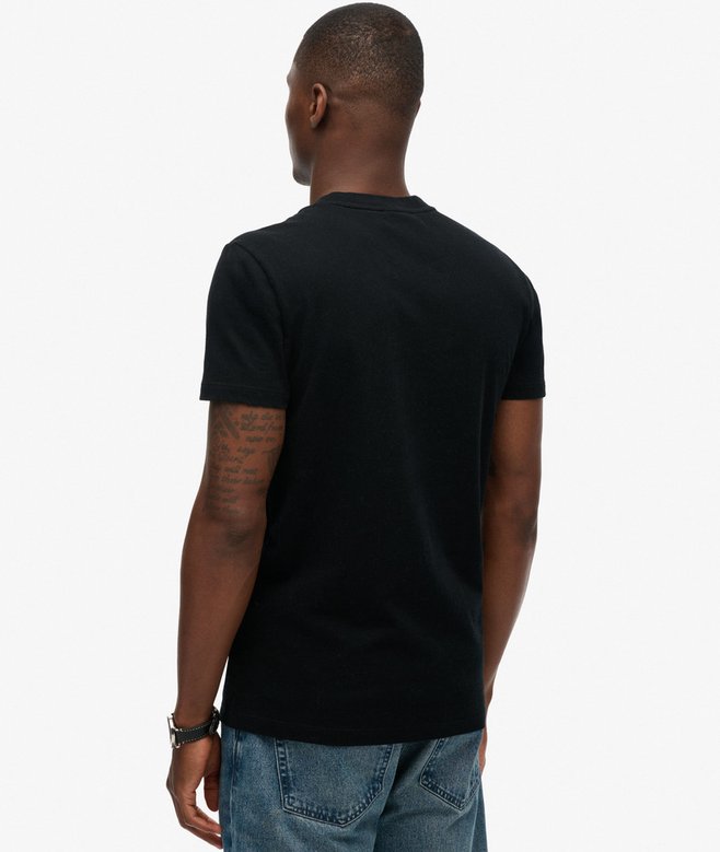 Superdry Organic Cotton Essential Logo V Neck T-Shirt