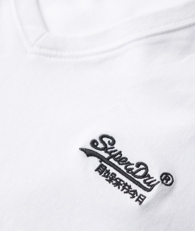 Superdry Organic Cotton Essential Logo V Neck T-Shirt