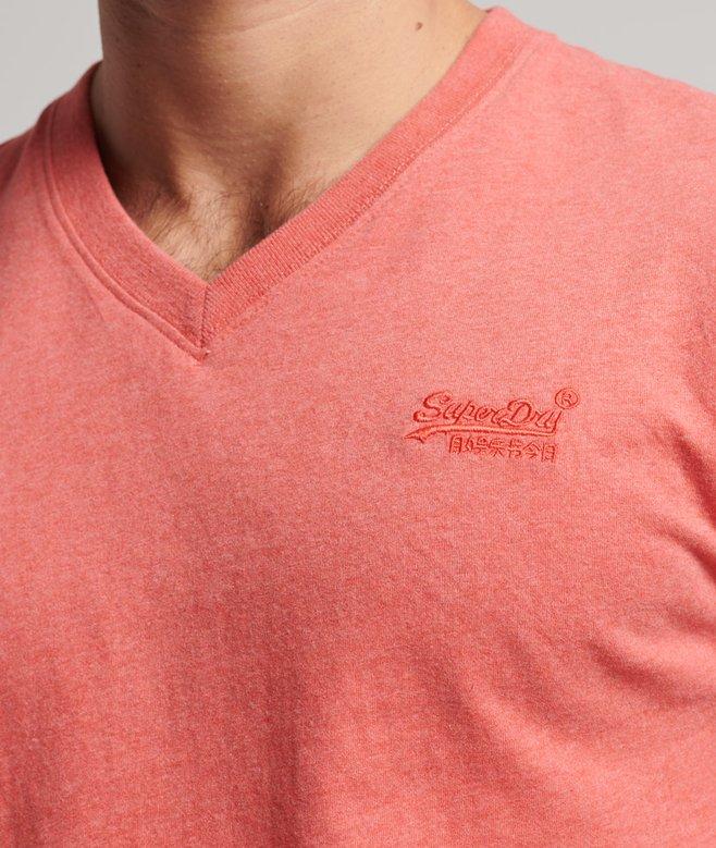 Superdry Organic Cotton Essential Logo V Neck T-Shirt