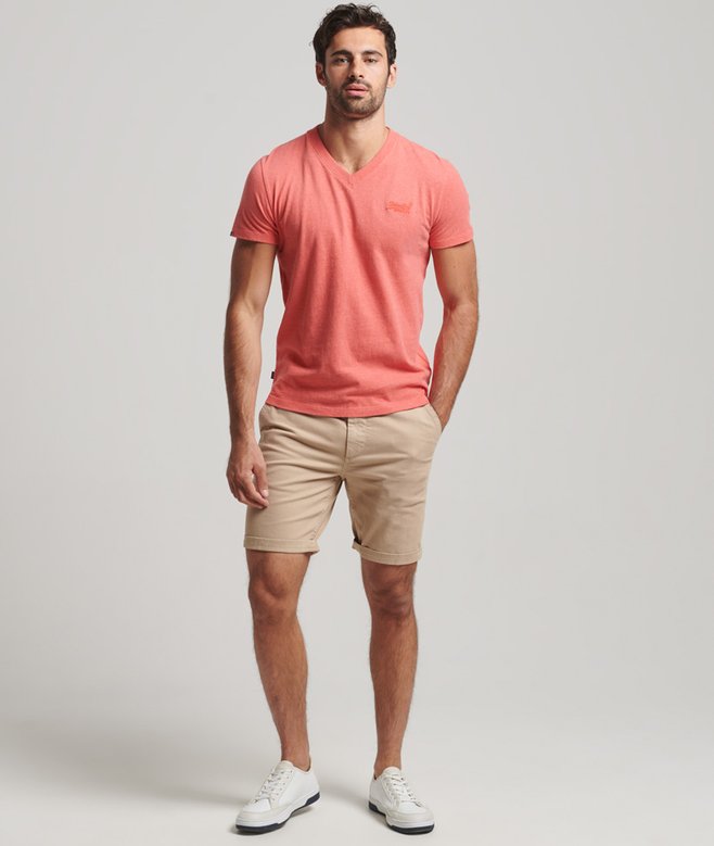 Superdry Organic Cotton Essential Logo V Neck T-Shirt