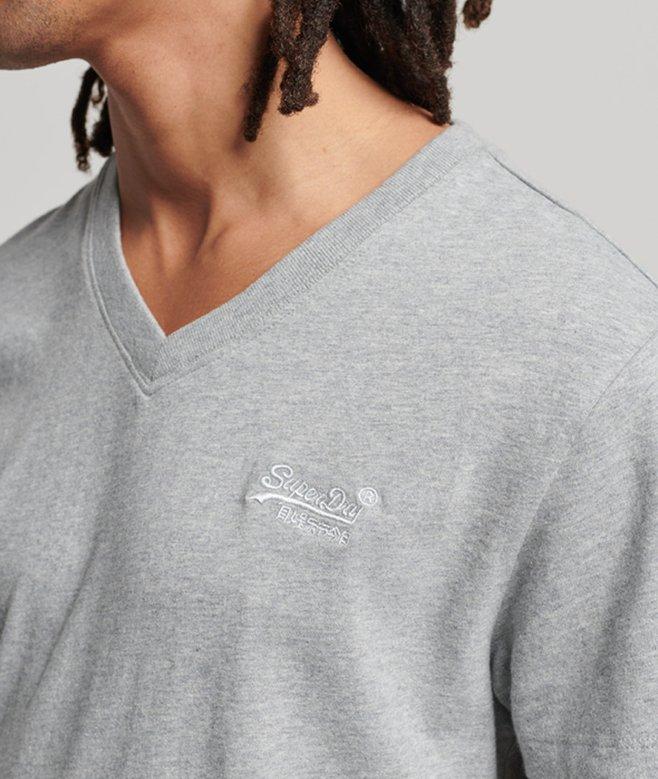 Superdry Organic Cotton Essential Logo V Neck T-Shirt