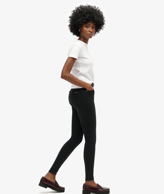 Superdry Organic Cotton High Rise Skinny Denim Jeans