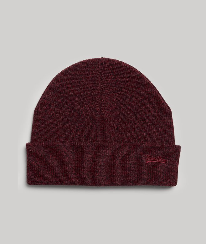 Superdry Organic Cotton Orange Label Vintage Logo Beanie