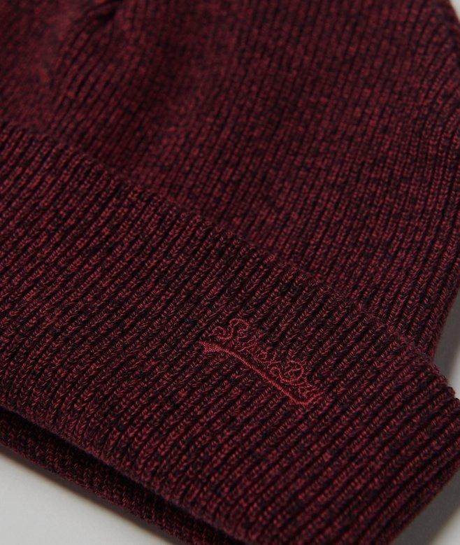 Superdry Organic Cotton Orange Label Vintage Logo Beanie