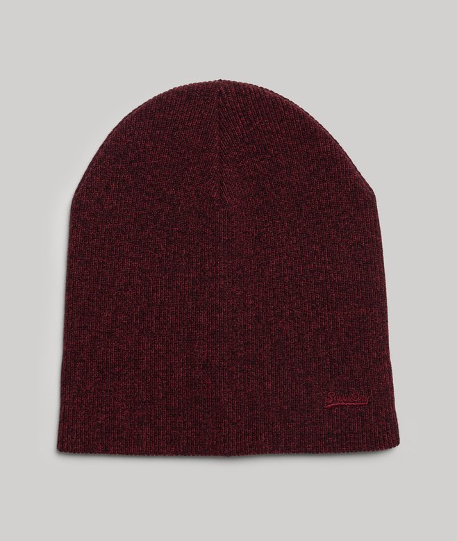 superdry Organic Cotton Orange Label Vintage Logo Beanie