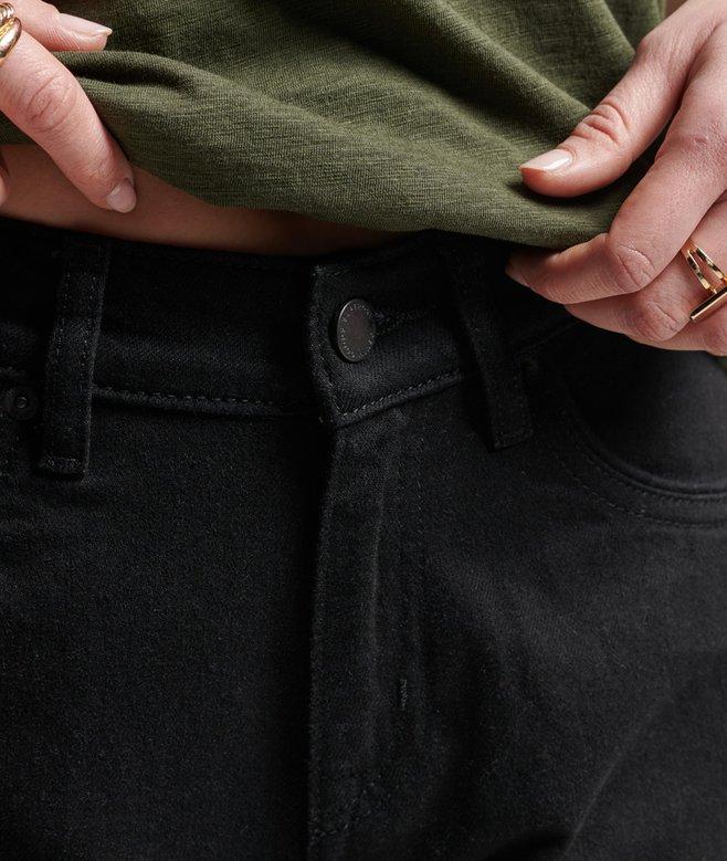 Superdry Organic Cotton Studios High Rise Denim Shorts