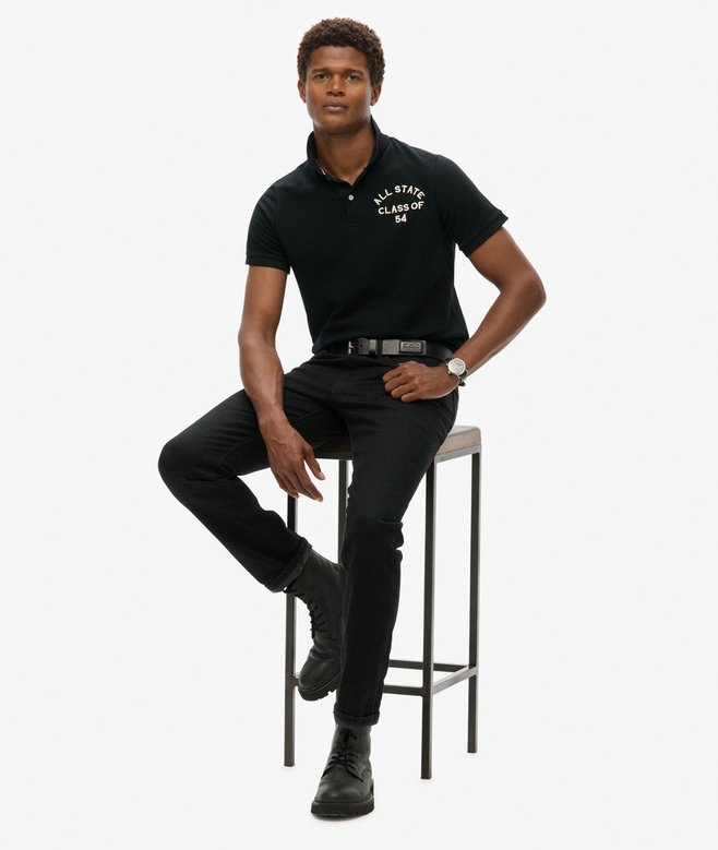 Superdry Organic Cotton Superstate Short Sleeve Polo Shirt