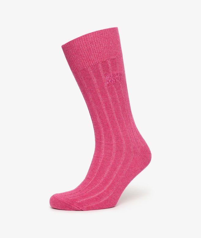 Superdry Organic Cotton Unisex Core Rib Crew Sock 3 Pack