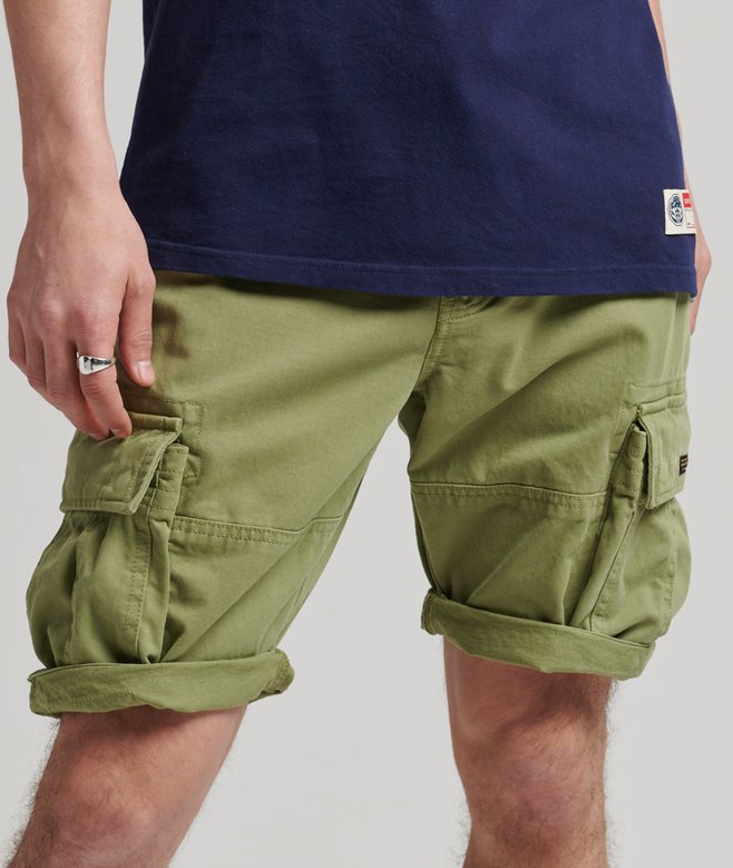 superdry Organic Cotton Vintage Core Cargo Heavy Shorts