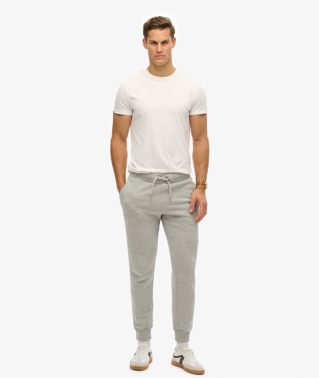 superdry Organic Cotton Vintage Logo Embroidered Joggers