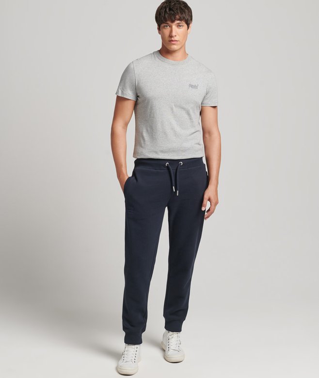 Superdry Organic Cotton Vintage Logo Embroidered Joggers