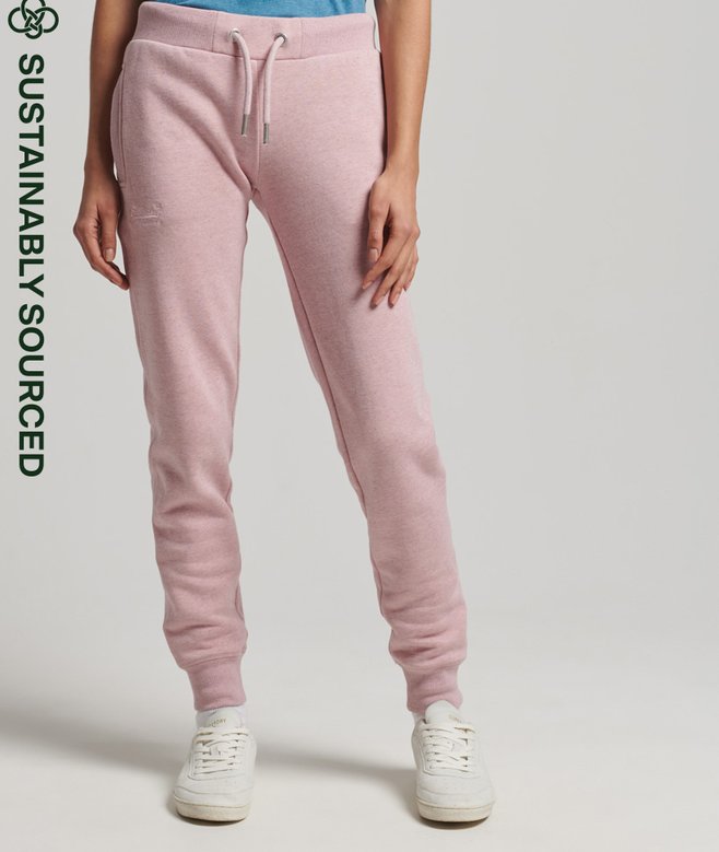 superdry Organic Cotton Vintage Logo Embroidered Joggers